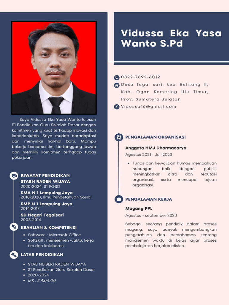 CV Lamaran Kerja Lulusan Baru Resume - 20241015 - 140736 - 0000 | PDF