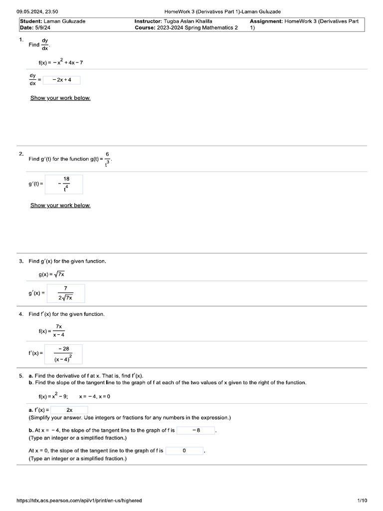 Homework 3 | PDF