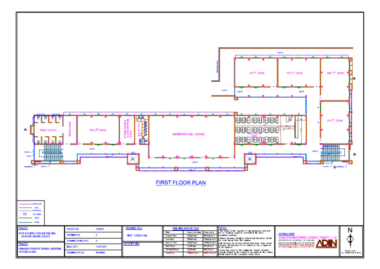 01-First Floor Masonry Plan | PDF