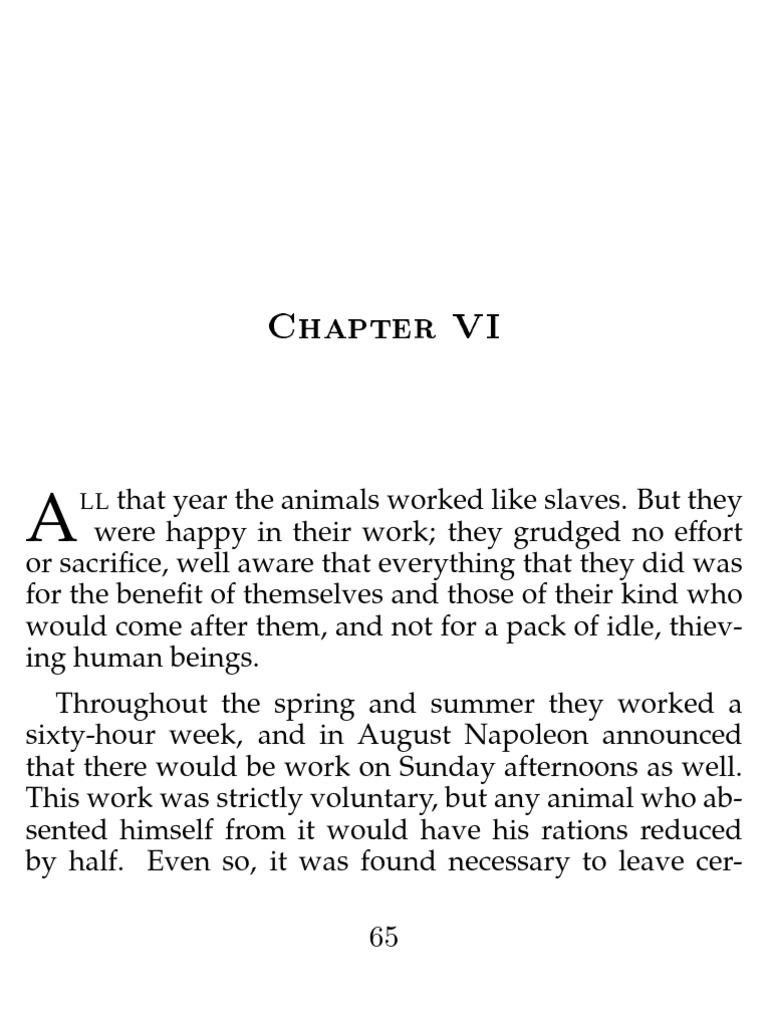 Animal+Farm+ +Chapter+6+%28PDF%29 | PDF