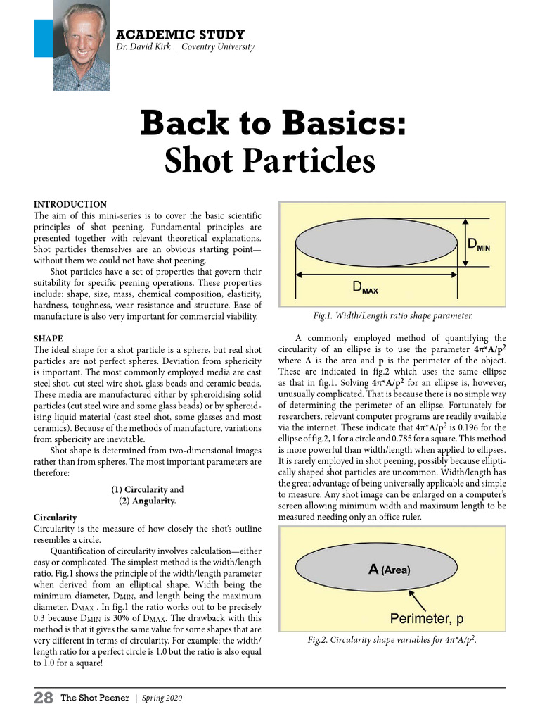 Properties of Shot Particles in Peening | PDF | Glasses | Wear