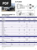 Mitsubishi Canter 3C13 Specifications | PDF | Truck | Diesel Engine