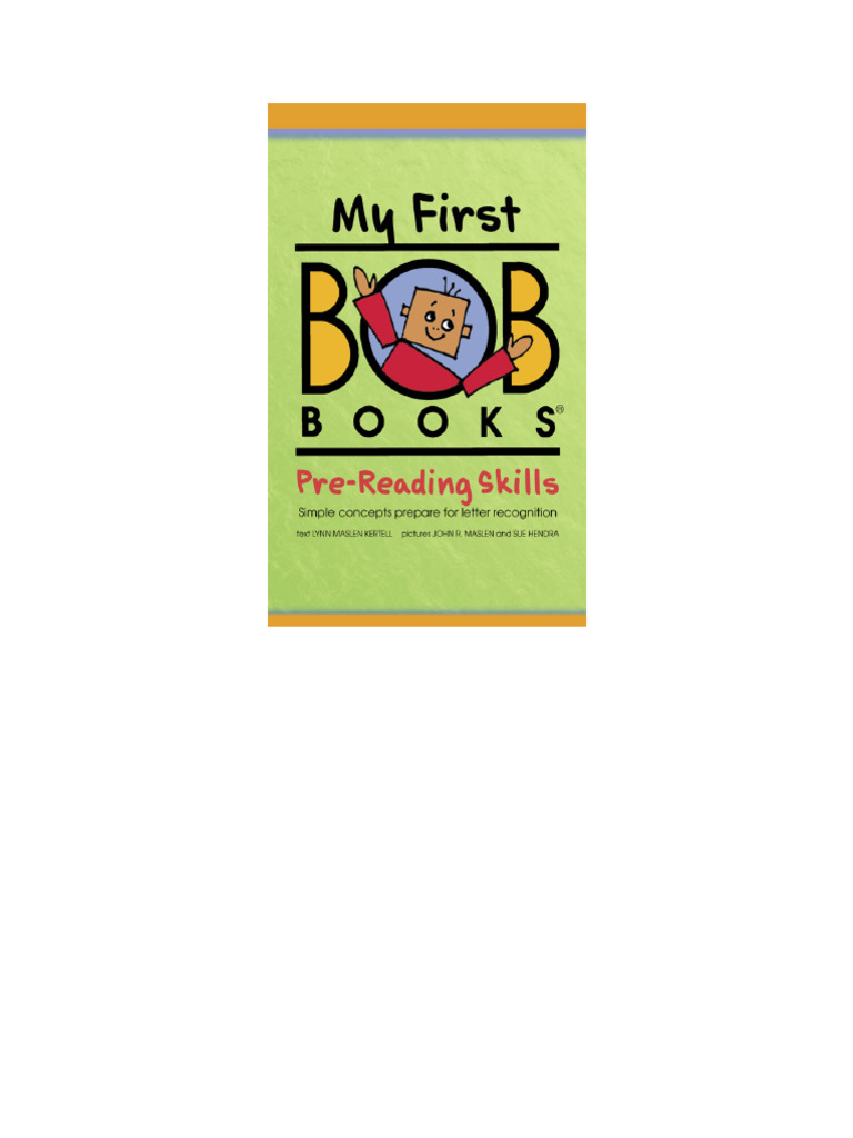 My First Bob Books Pre Reading Skills