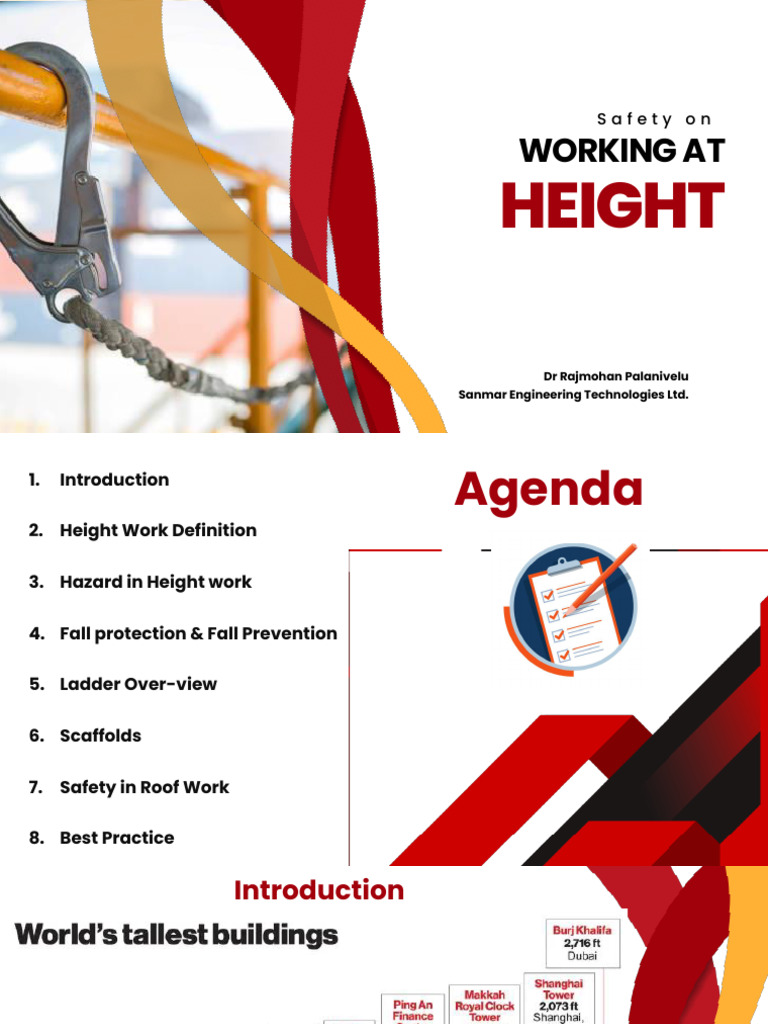 Work at height | PDF | Scaffolding | Safety
