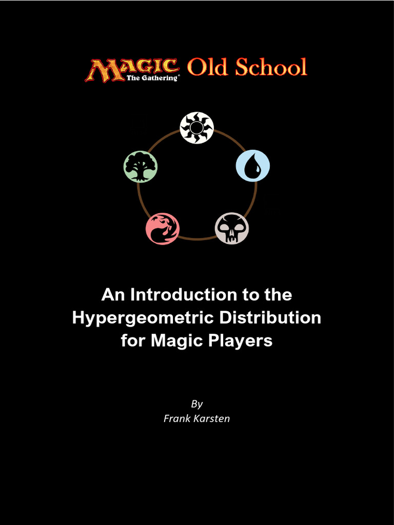 An introduction to the hypergeometric distribution pdf probability