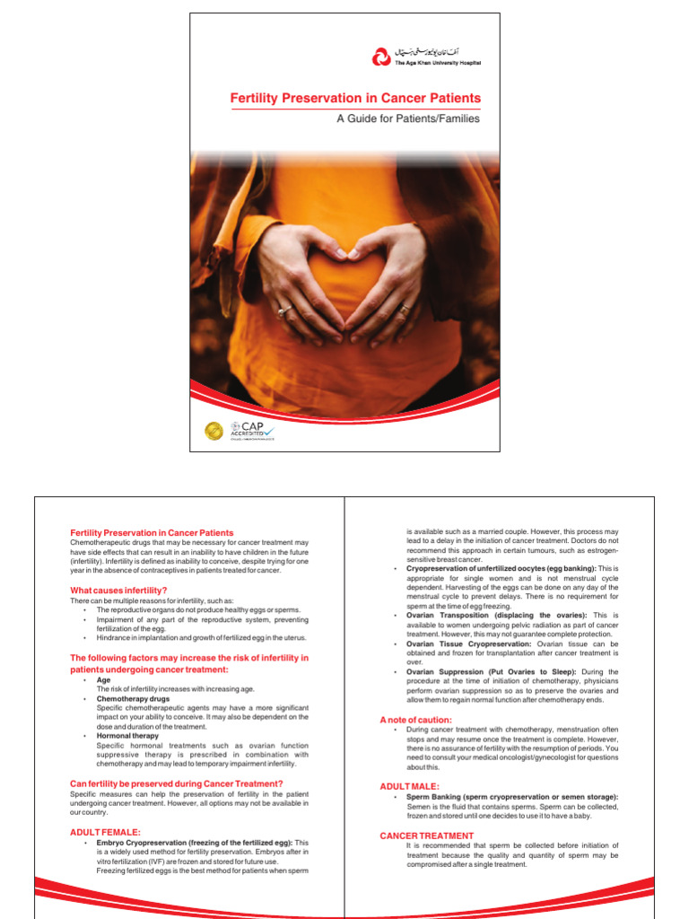 Fertility Options for Cancer Patients | PDF | Infertility | Ovary