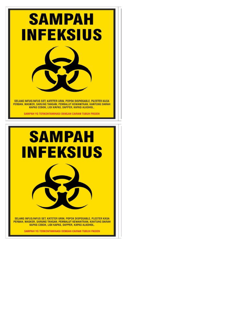 Gambar Sampah Infeksius | PDF