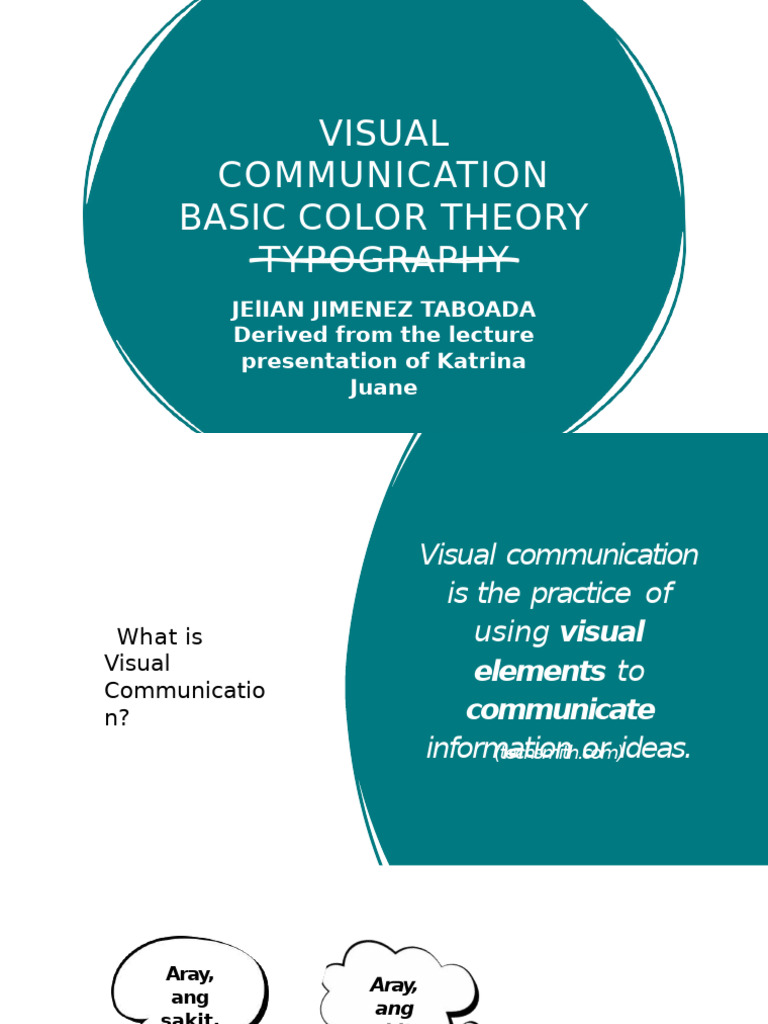Visual Communication: Color & Typography | PDF | Color | Typefaces
