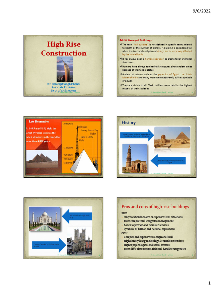 High Rise Building Design Insights | PDF | Civil Engineering
