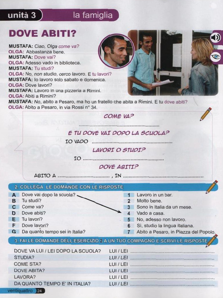 Atividade de Italiano 4 | PDF