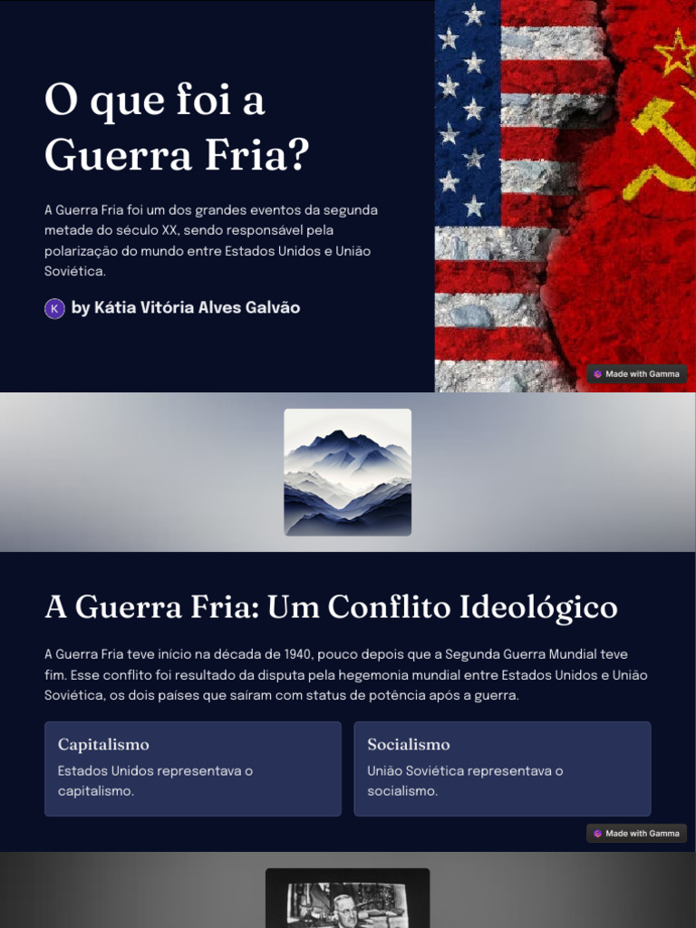 Entenda a Guerra Fria: Causas e Consequências | PDF | Guerra Fria ...