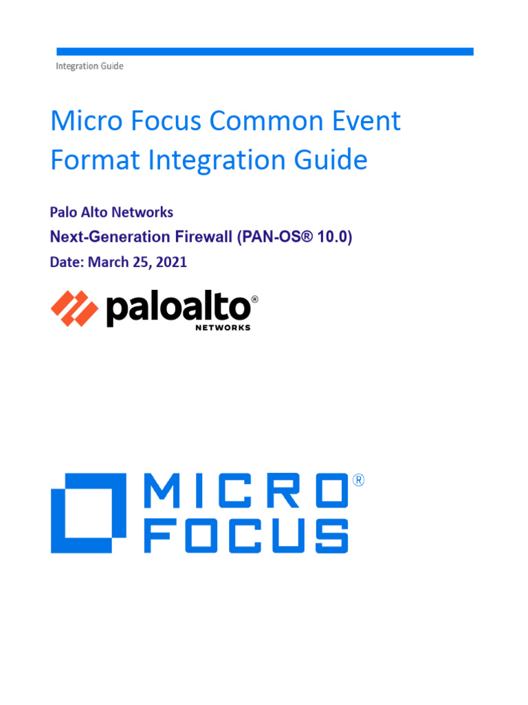 Pan Os 10 0 Cef Configuration Guide | PDF | Firewall (Computing) | Security