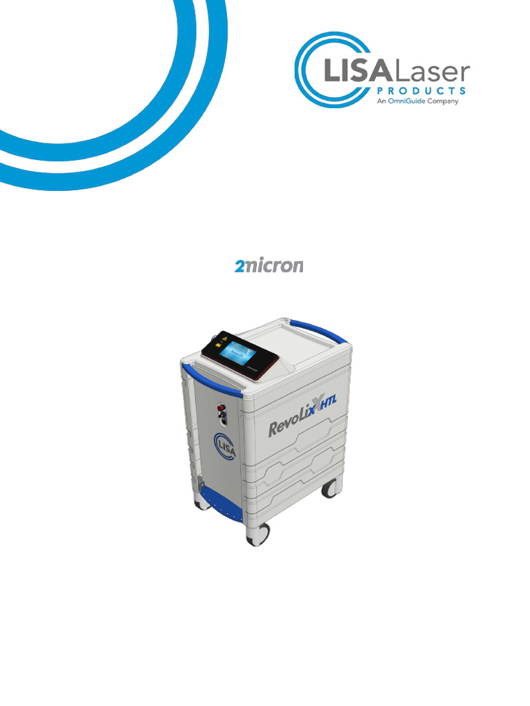 RevoLix HTL User Instructions | PDF | Laser | Urinary System