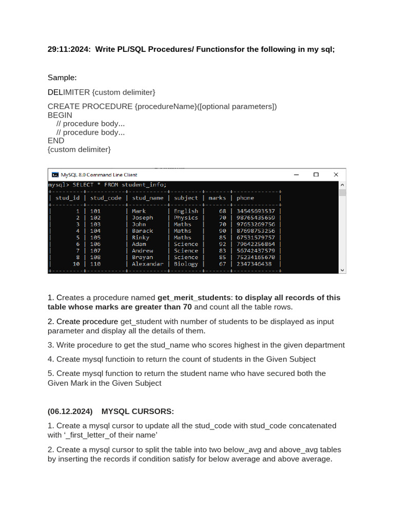 Programming Language Exercises (1) | PDF | Software Engineering | Data ...
