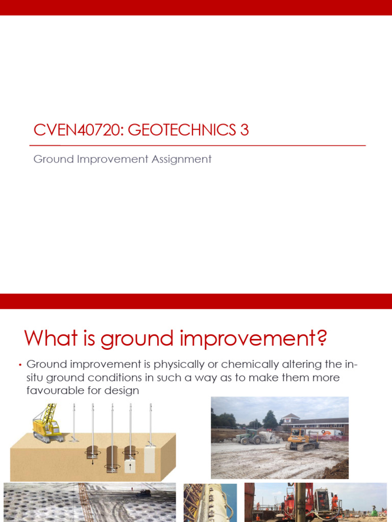 Ground Improvement Techniques Overview | PDF | Deep Foundation | Civil ...