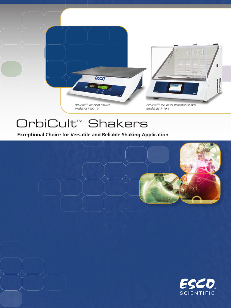 OrbiCult™ Benchtop Shaker Overview | PDF | Alternating Current | Bacteria
