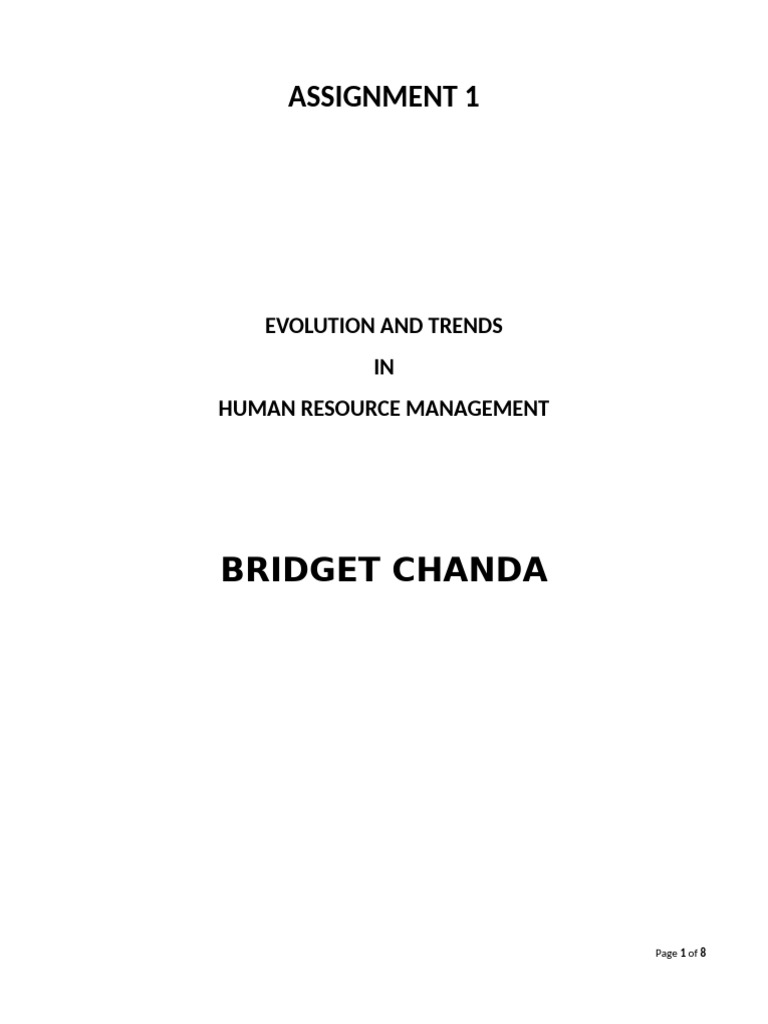HRM Evolution and Current Challenges | PDF | Human Resource Management ...