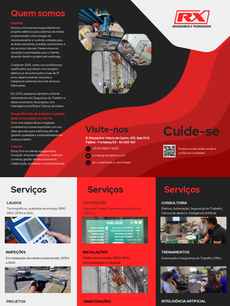 RX - Folder de Apresentação 2024 | PDF | Automação | Engenharia