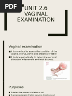 Per Vaginal Examination Procedure Guide | PDF