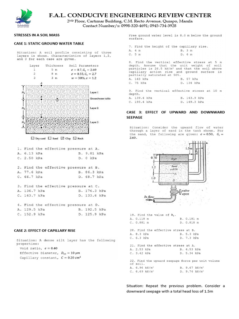 Geo Stresses in Soil Shear Strength Terzaghi | PDF | Soil Mechanics ...