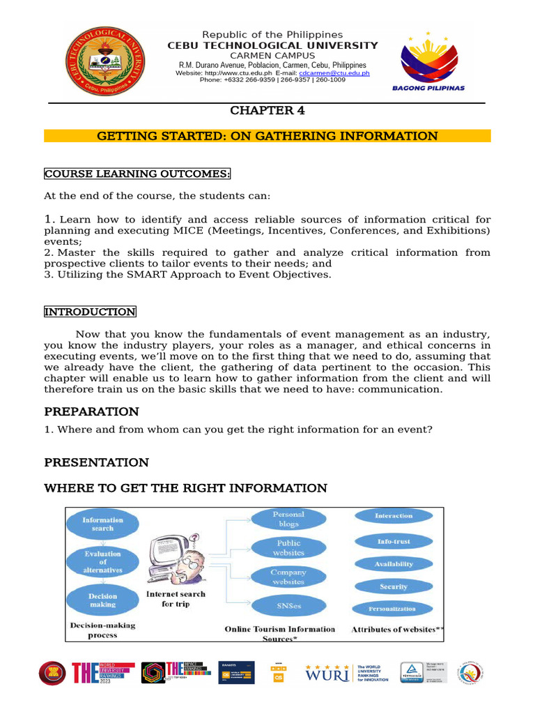 Chapter 4 Getting Started On Gathering Information | PDF | Information ...