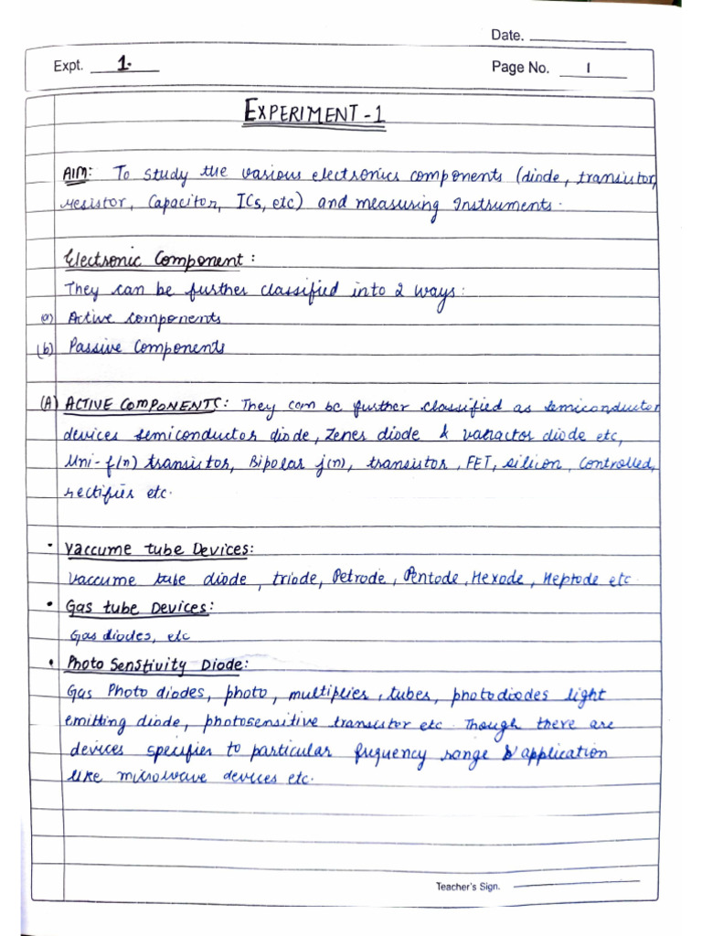 Bee Lab Exp 1 500097574 | PDF