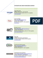 Empresas participantes del Nodo Tecnológico Asoinco