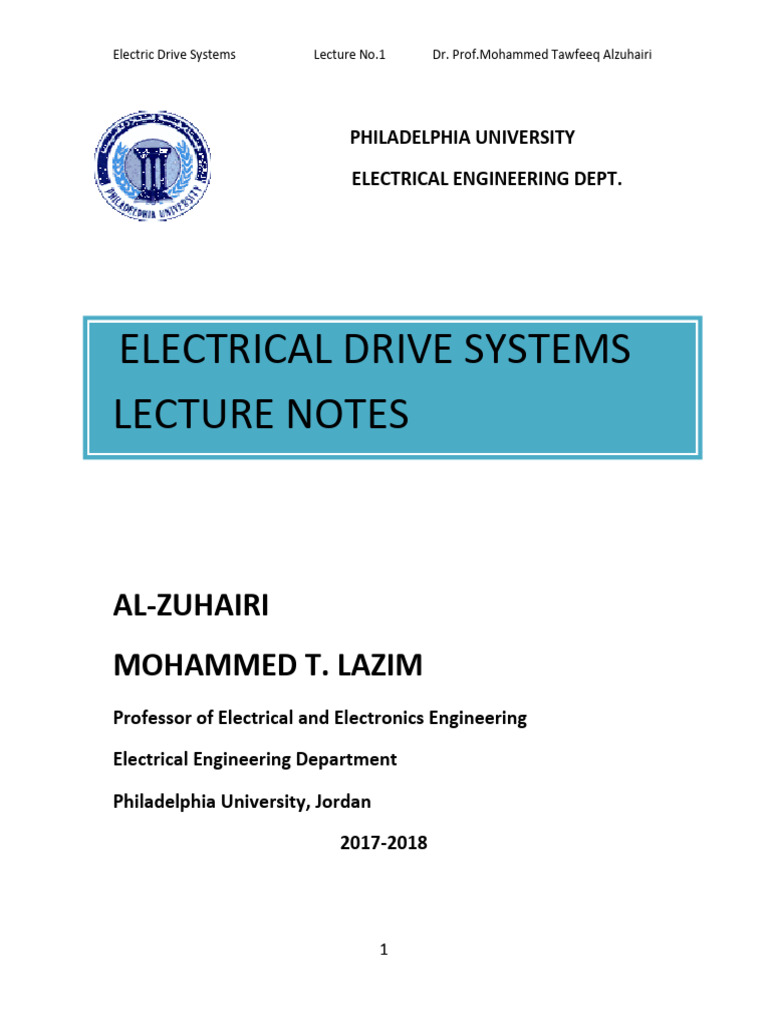 Overview of Electric Drive Systems | PDF | Electric Motor | Engines