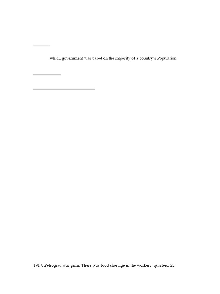 Russian Revolution Overview for Class 9 | PDF | Russian Revolution ...