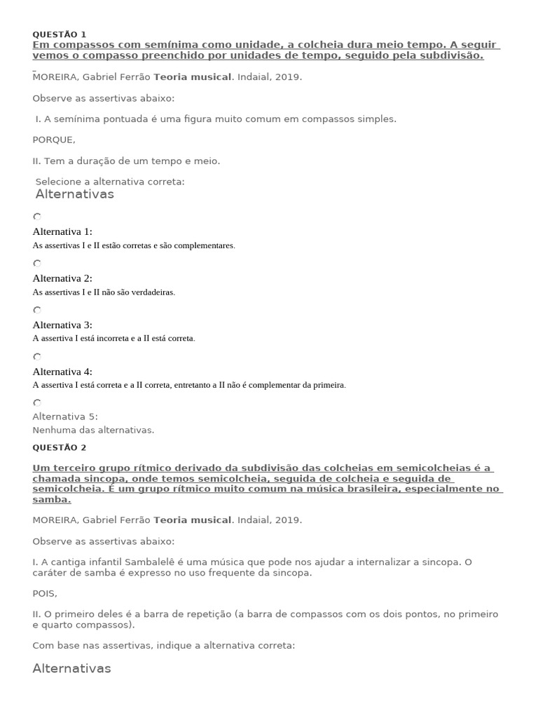 Teoria Musical: Escalas e Compassos | PDF | Escala (música) | Teoria da ...