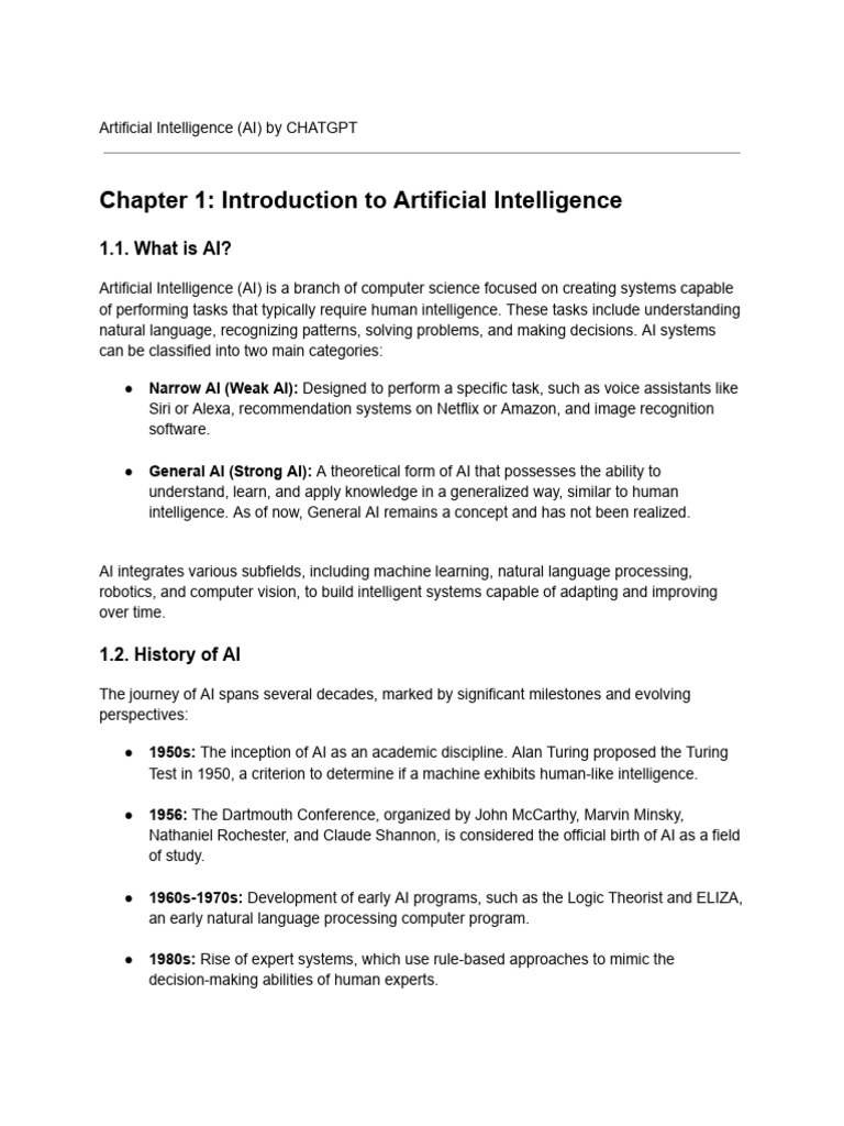 Introduction to Artificial Intelligence | PDF | Artificial Intelligence ...