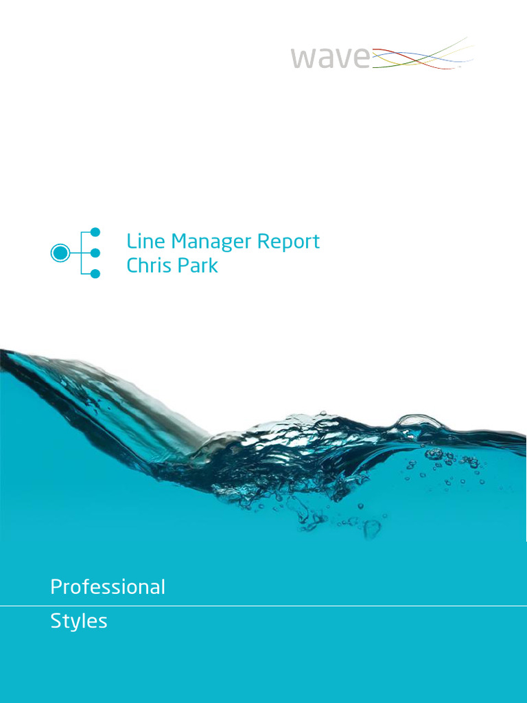 Chris park professional styles line manager report v4 pdf pdf