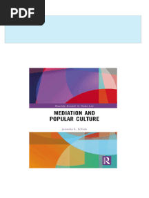 6091Mediation Popular Culture 1st Edition Jennifer L. Schulz download pdf