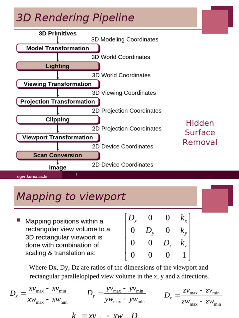 Week9 | PDF | Computer Graphics | Computer Vision