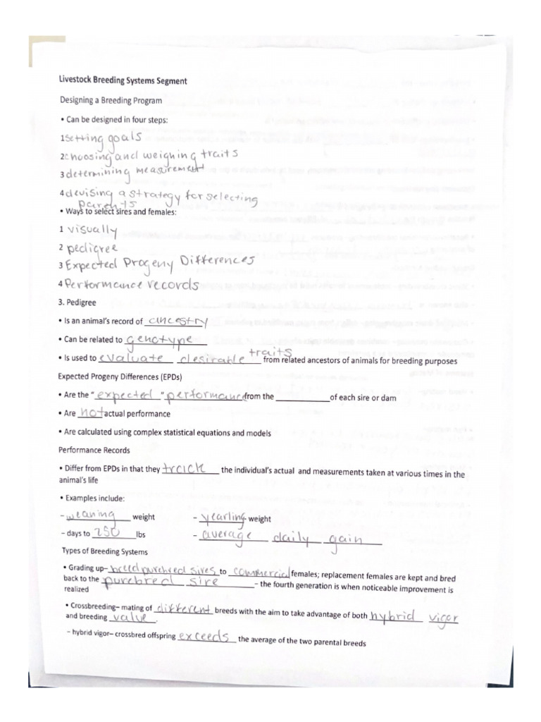 Livestock Breeding Systems Segment | PDF