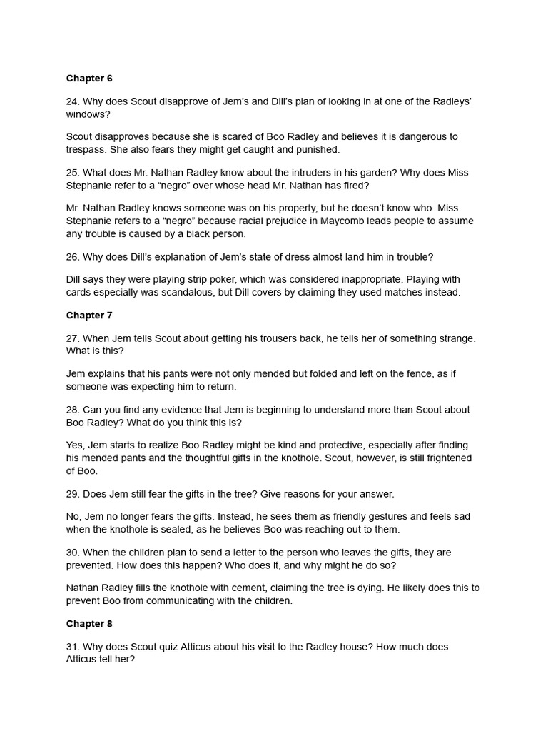 To Kill a Mockingbird Study Guide | PDF | To Kill A Mockingbird