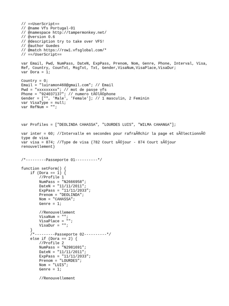 Novo Userscript-.User | PDF | Government And Personhood | Computing