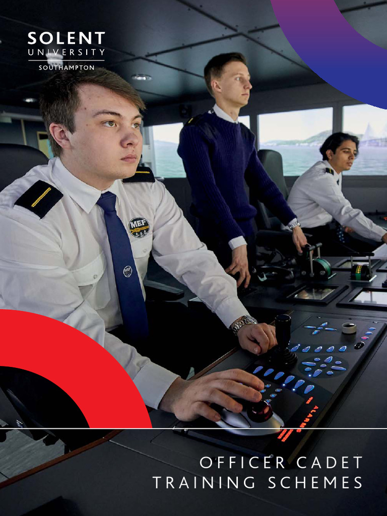 Officer Cadet Training Brochure | PDF | Sea Captain | Ships