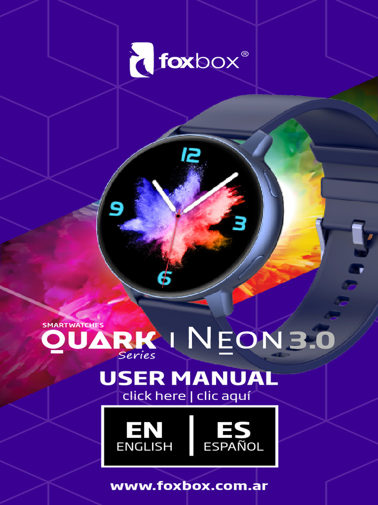 FOXBOX Neon 3.0 Smartwatch Manual | PDF | Smartwatch | Mobile App