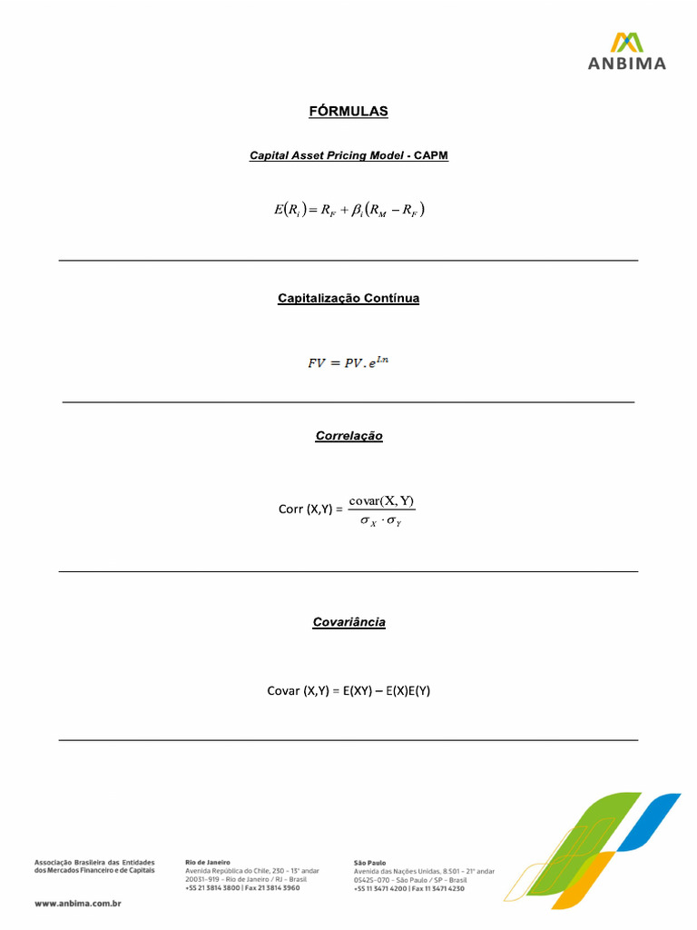 Cea Formulas | PDF