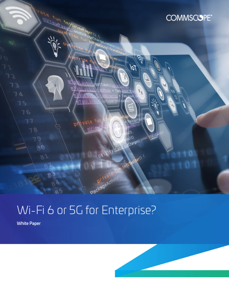 Wi-Fi 6 vs. 5G for Enterprises Explained | PDF | Wi Fi | Ieee 802.11
