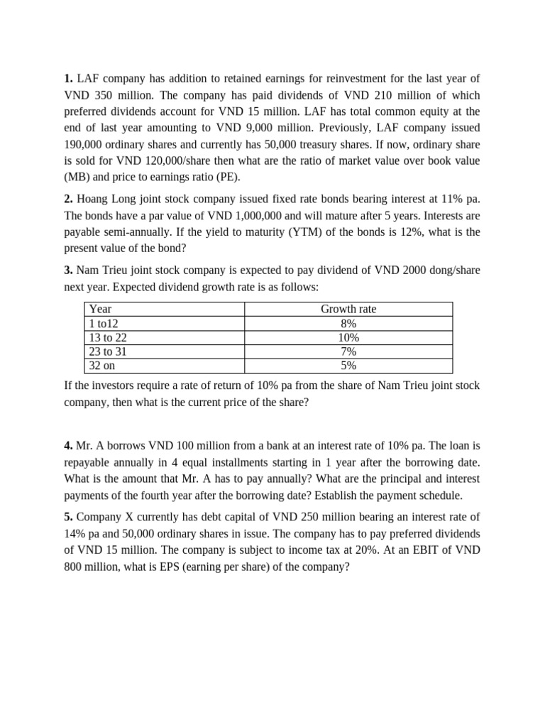 Financial Analysis of LAF and Others | PDF