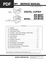 Sharp AR-M207, AR-M165, AR-M162 Parts & Service