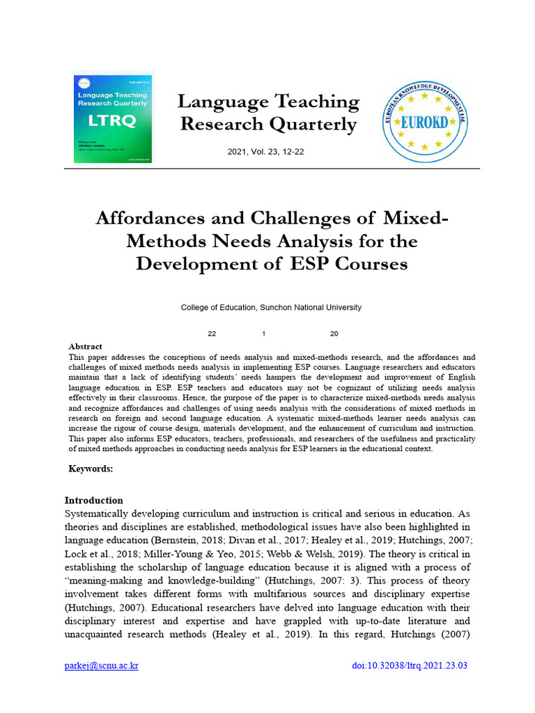 JOURNAL 1 | PDF | Analysis | Qualitative Research