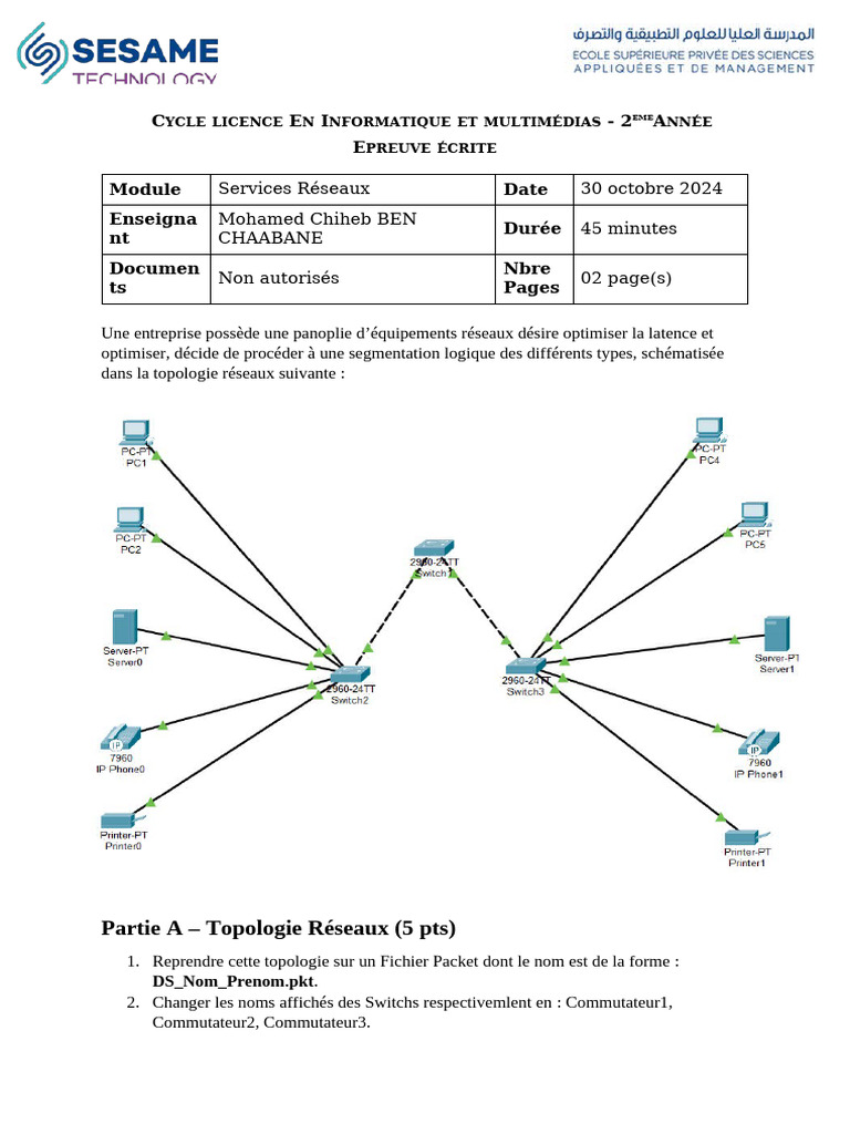 Optimisation des Réseaux Informatiques | PDF | Réseau informatique ...