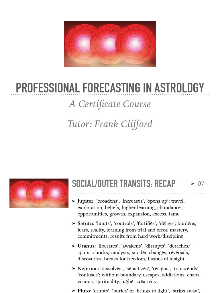 07 Slides For Lesson 7 | PDF | Planets In Astrology | Planets