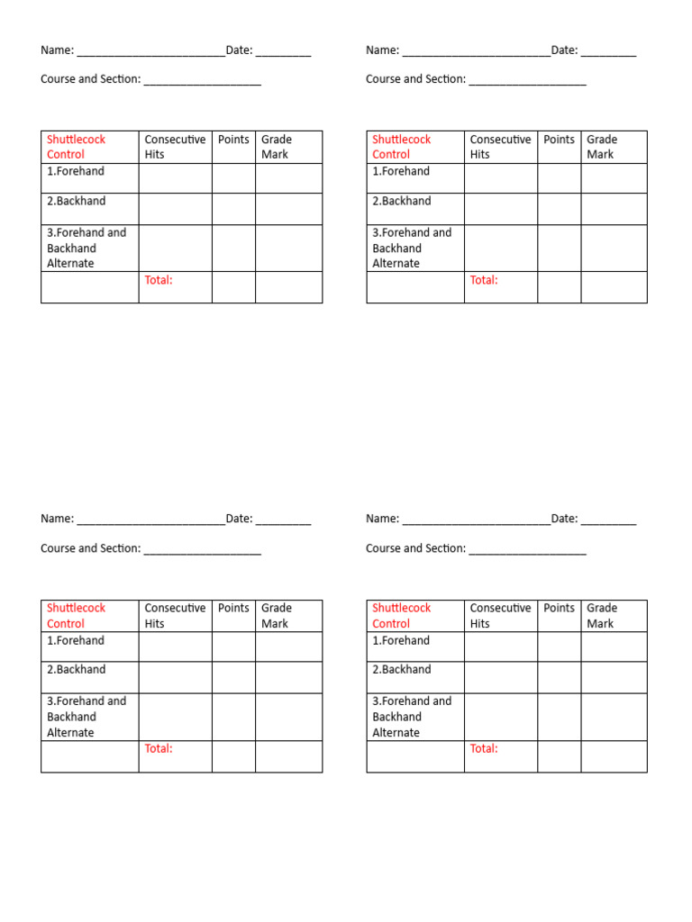 PathFit Template | PDF