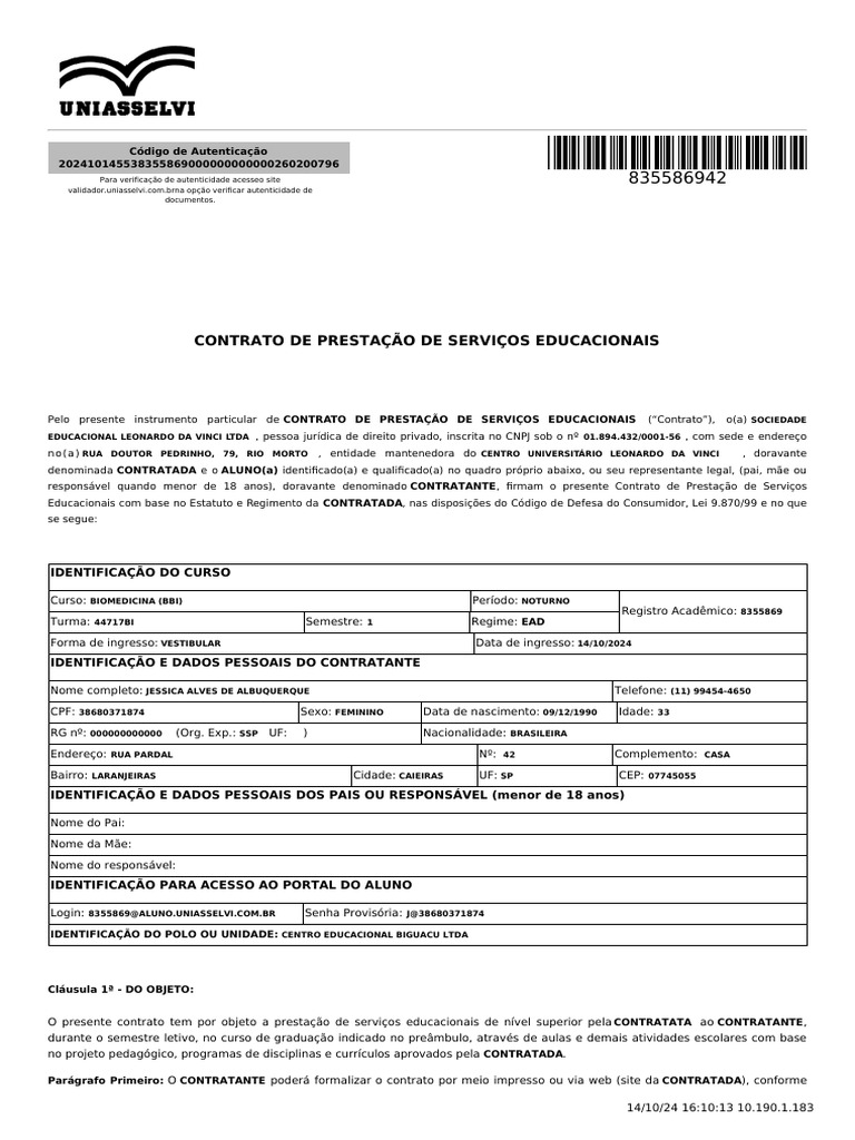 Impressao Modelo Documento Validado Print.php | PDF | Pedagogia ...