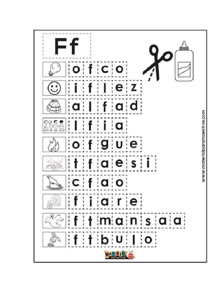LETRA FF Recortable | PDF