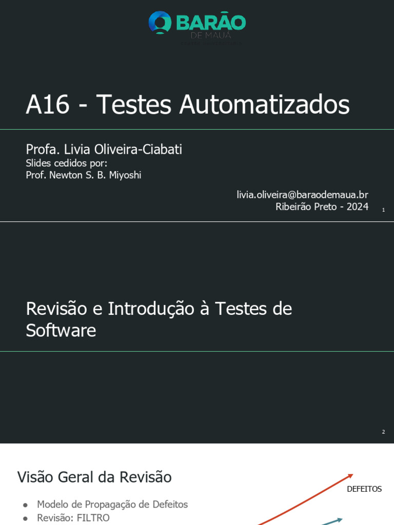Testes Automatizados em Software | PDF | Testes de software | Programas